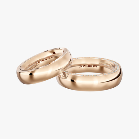 Linus Diamond Matching Wedding Rings